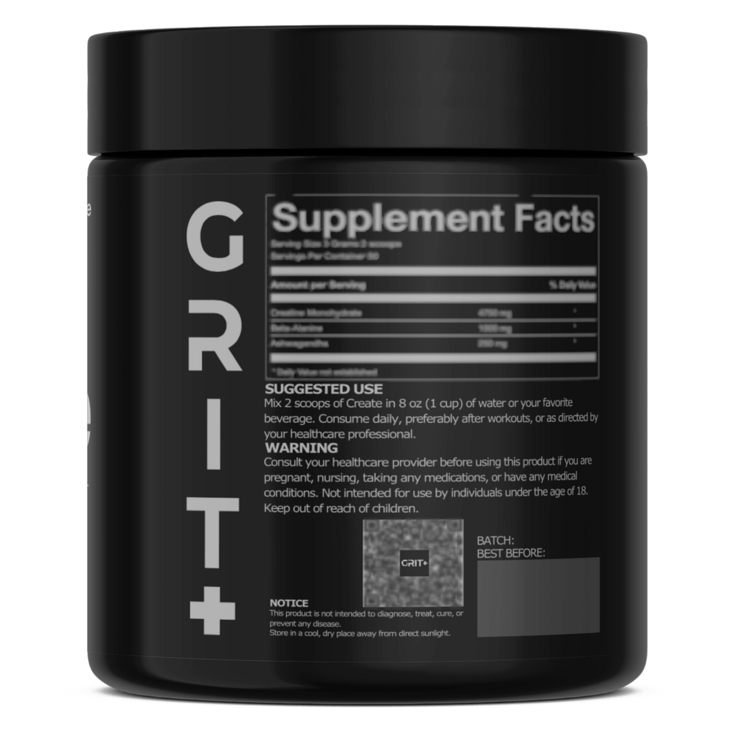 Create by Grit+ | Unflavored - Grit+