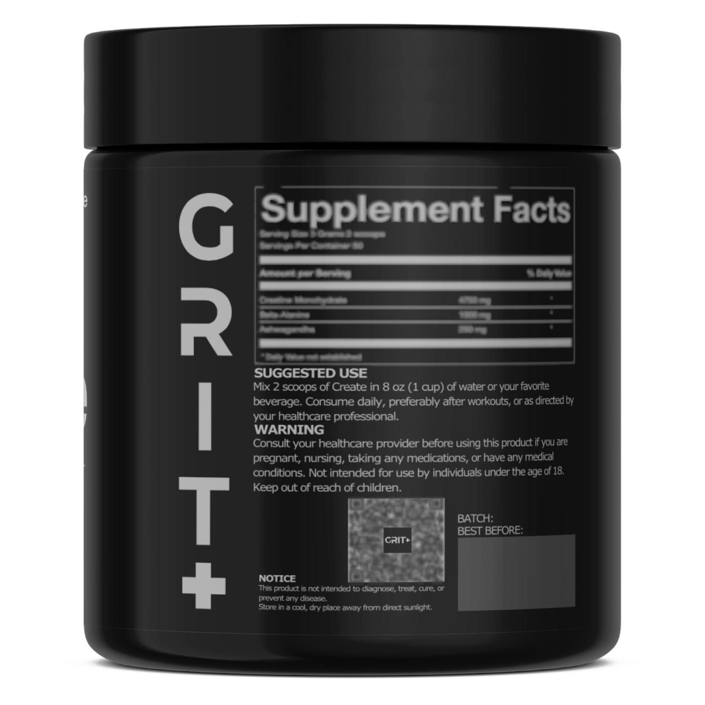 Create by Grit+ | Unflavored