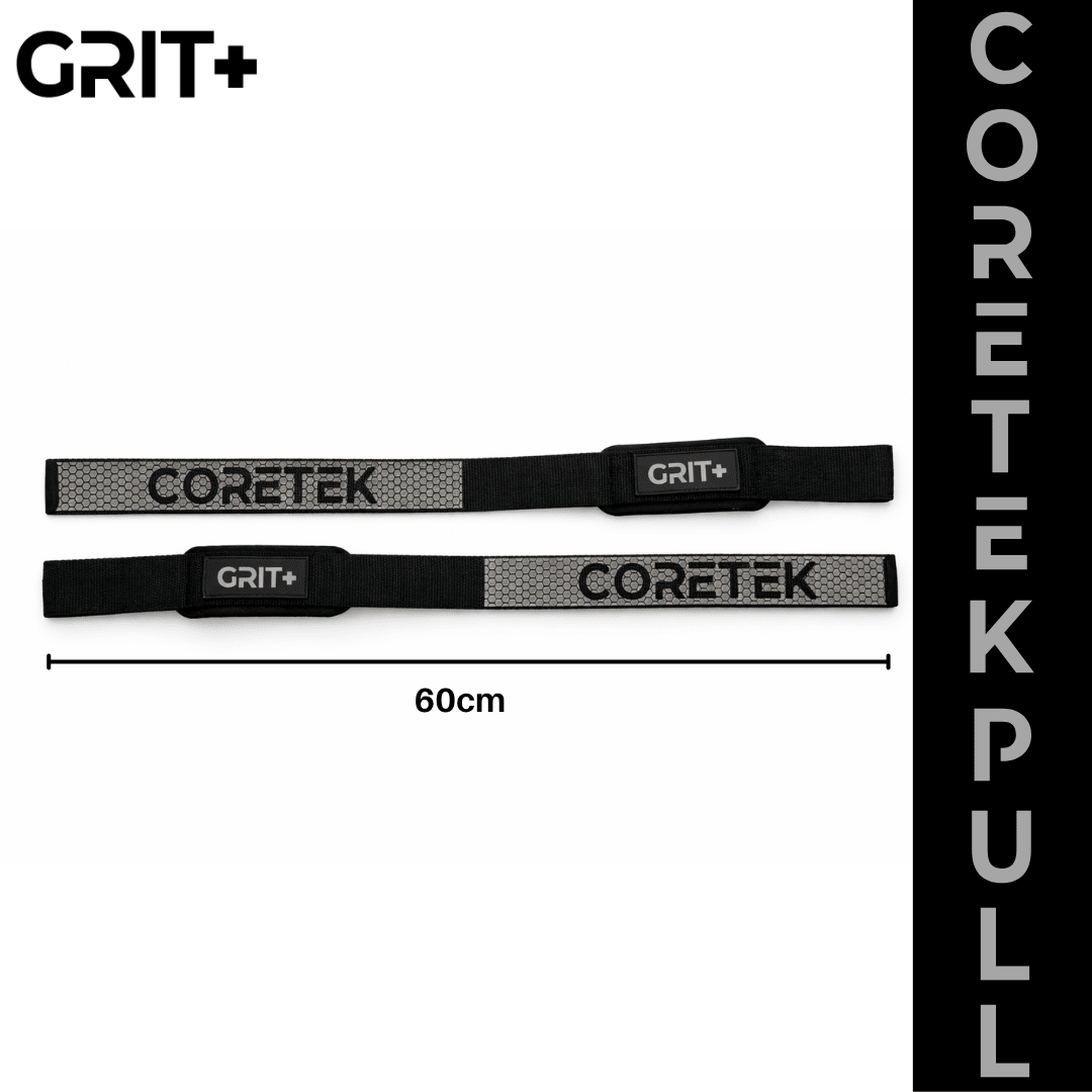Coretek Pull by GRIT+ - Premium Weightlifting Straps - Grit+