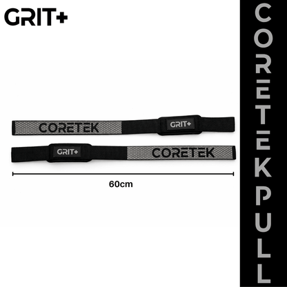 Coretek Pull by GRIT+ - Premium Weightlifting Straps - Grit+