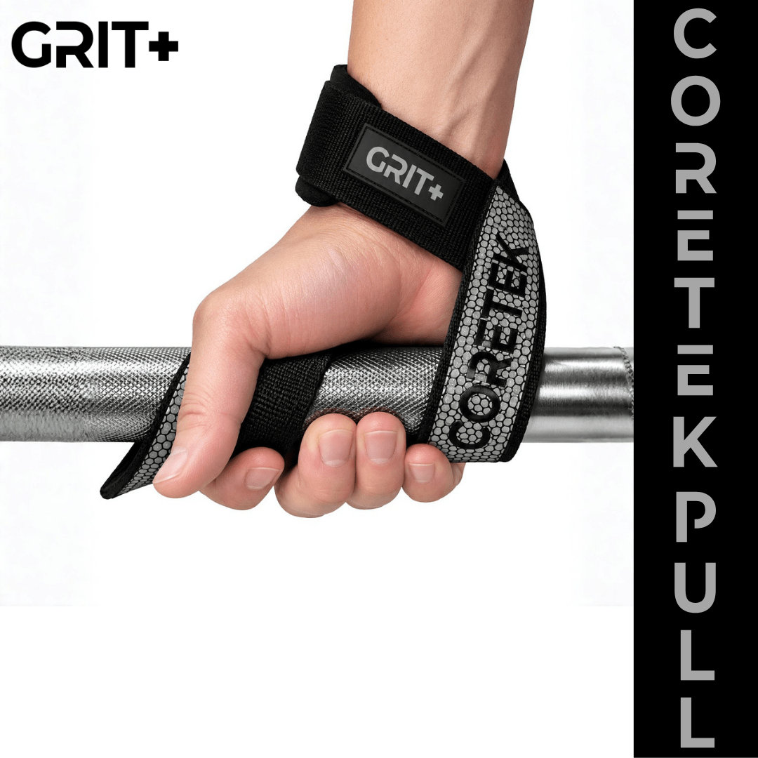 Coretek Pull by GRIT+ - Premium Weightlifting Straps - Grit+