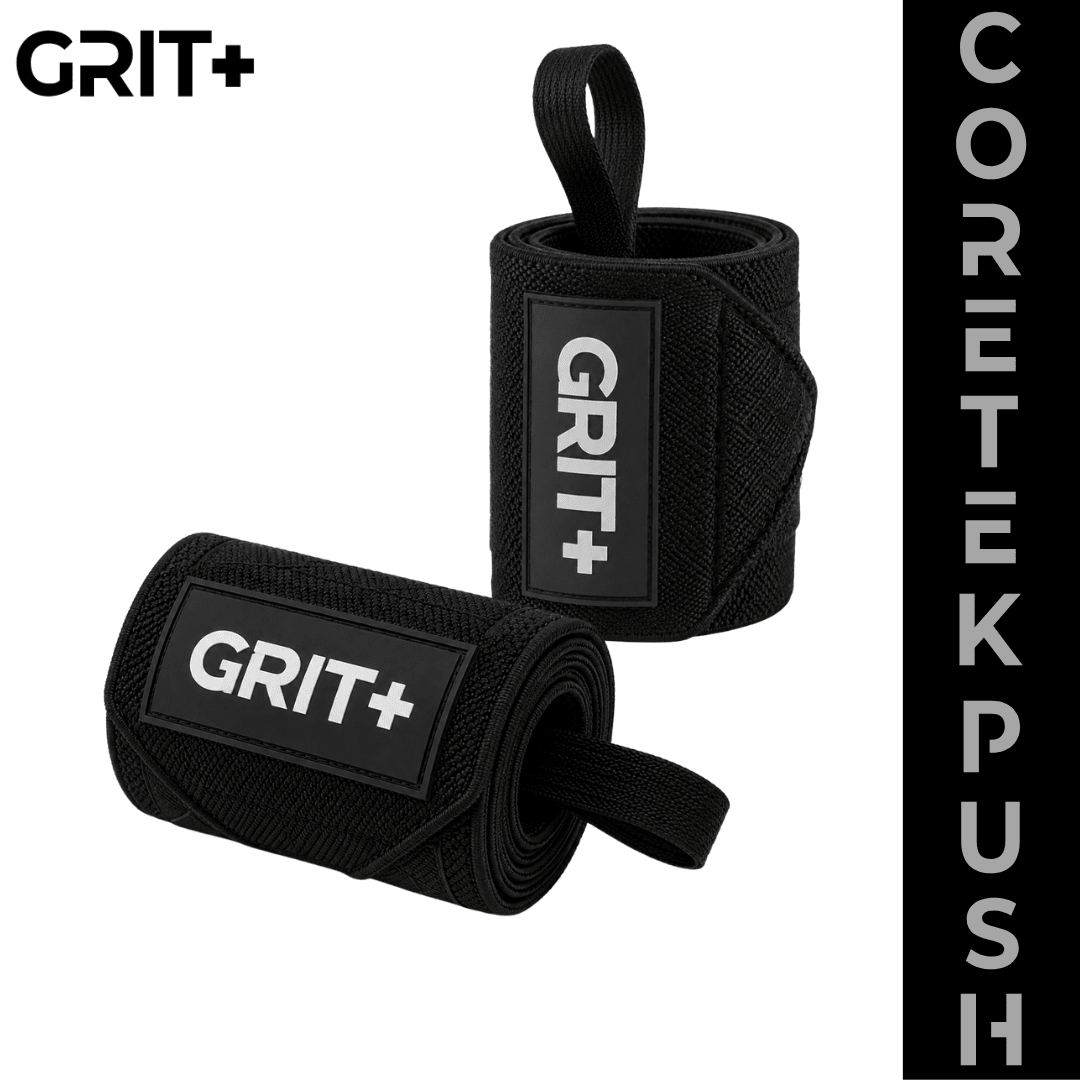Coretek Push by GRIT+ - Premium Wrist Support Wraps - Grit+
