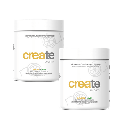 Create by Grit+ | Athlete Set | Lemon-Lime - Grit+