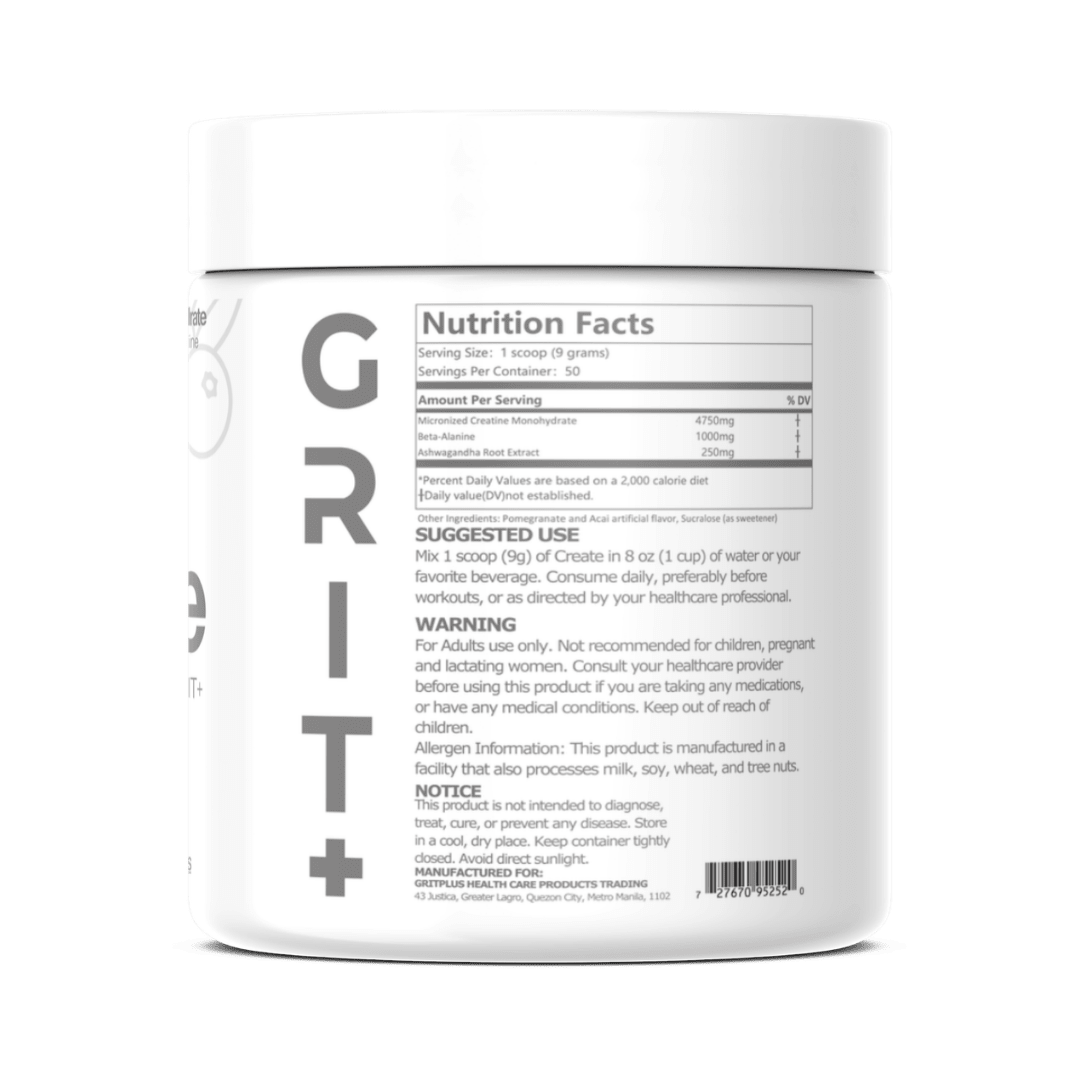 Create by Grit+ | Pomegranate & Acai - Grit+
