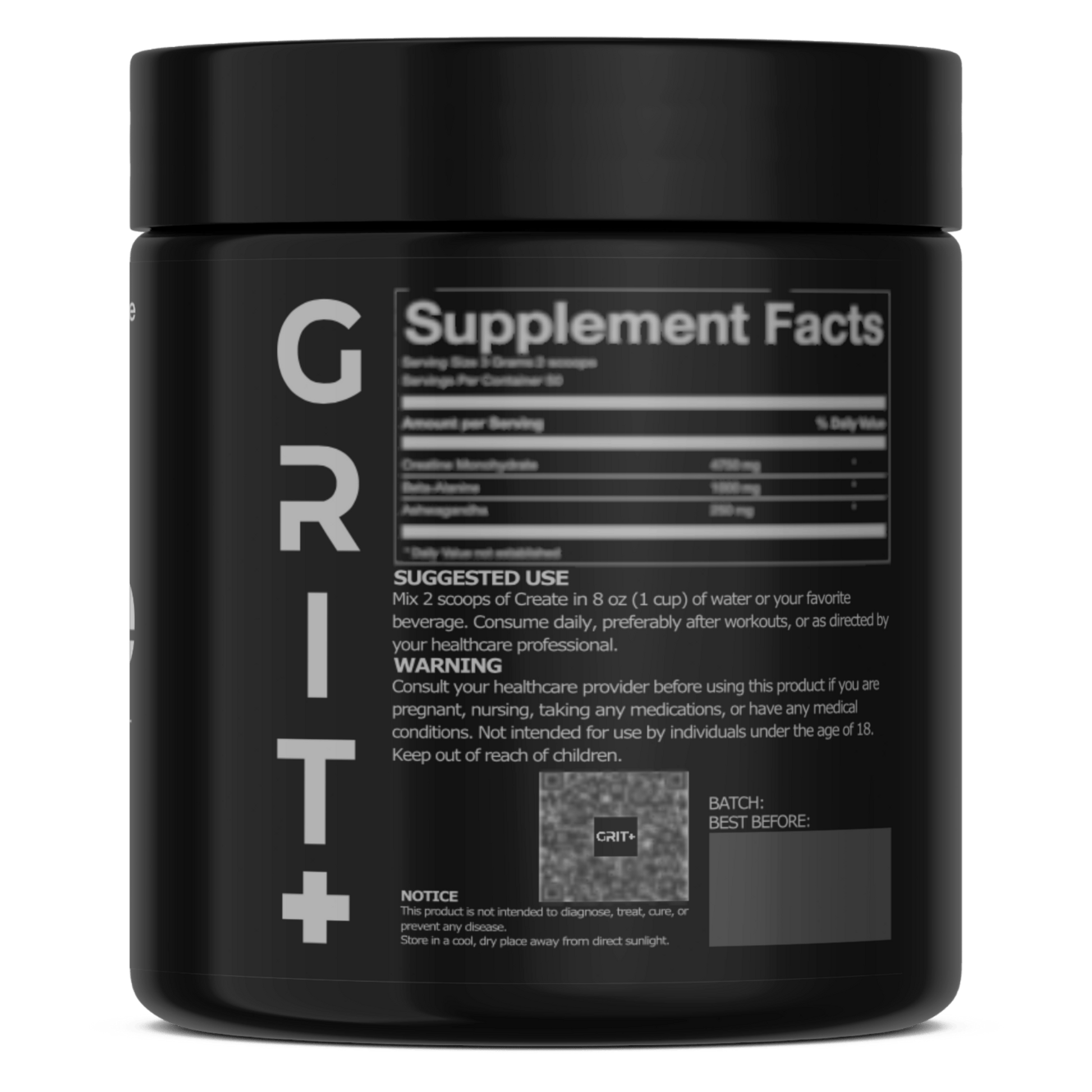 Create by Grit+ | Unflavored - Grit+